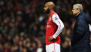 Thierry Henry und Arsene Wenger kennen sich bestens