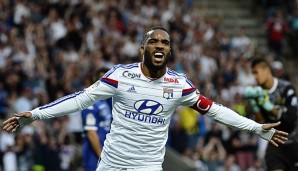 Alexandre Lacazette erzielte in der Ligue 1 28 Tore in 30 Spielen für Olympique Lyon