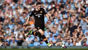 Andy Robertson Stand für Hull City in der abgelaufenen Premier-League-Saison 31 Mal in der Startelf