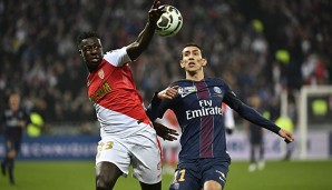 Mit AS Monaco setzte sich Benjamin Mendy im Titelkampf gegen Paris Saint-Germain und Angel Di Maria durch