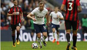 Harry Kane spielt für Tottenham Hotspur