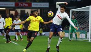 Dele Alli im Zweikampf gegen Watford in der Premier League