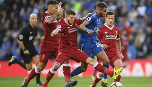 Liverpool spielt gegen Leicester City