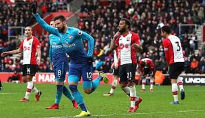 Olivier Giroud traf gegen Southampton zum Ausgleich