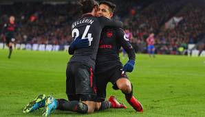 Alexis Sanchez war mit zwei Treffern Matchwinner für Arsenal