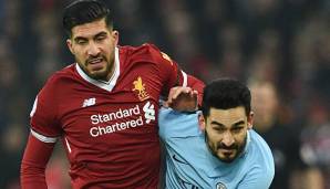 Emre Can im Zweikampf mit Ilkay Gündogan