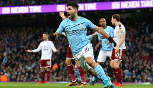 Manchester City spielt in der Premier League gegen den FC Burnley.