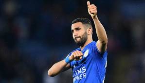 Für 67,8 Millionen Euro wechselte Riyad Mahrez von Leicester City zu Manchester City.