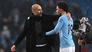 Pep Guardiola nimmt Leroy Sane in Schutz.