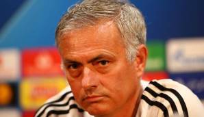 Jose Mourinho bei der Pressekonferenz.