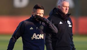 Alexis Sanchez verletzte sich im Training.