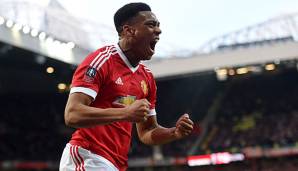 Erlebte drei turbulente Jahre bei Manchester United mit Licht und Schatten: Anthony Martial.