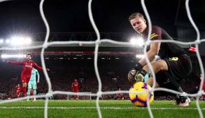 Kassierte mit dem FC Arsenal gegen Liverpool fünf Gegentreffer: Gunners-Keeper Bernd Leno.