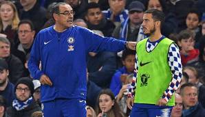 Maurizio Sarri will Klarheit über die Zukunft von Eden Hazard.