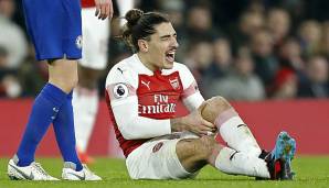 Hector Bellerin zog sich im Derby gegen Chelsea einen Kreuzbandriss zu.