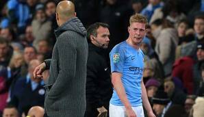 Verpasste in dieser Saison aufgrund von zwei langwierigen Knierverletzungen bereits 21 Pflichtspiele von Manchester City: Kevin De Bruyne.