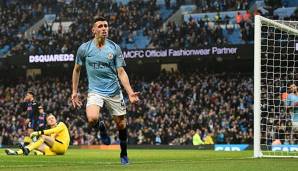 Phil Foden erzielte das 2:0 für Manchester City.