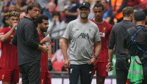 Beste Laune: Jürgen Klopp kurz vor dem Elferschießen gegen City am Sonntag in Wembley.