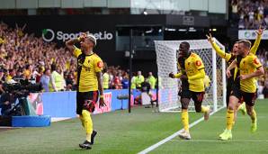 Der FC Watford hat gegen den FC Arsenal ein 0:2 aufgeholt.