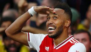 Pierre-Emerick Aubameyang steht nach acht Premier-League-Spielen in dieser Saison bei sieben Treffern.