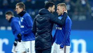 Domenico Tedesco im Gespräch mit Max Meyer.