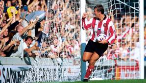 Matt Le Tissier erzielte in 443 Pflichtspielen für den FC Southampton 161 Tore.