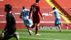 Jay Rodriguez jubelt über seinen Ausgleich in Liverpool.