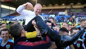 Sean Dyche stieg mit dem FC Burnley zwei Mal auf.