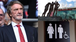 Sir Jim Ratcliffe Old Trafford toilet