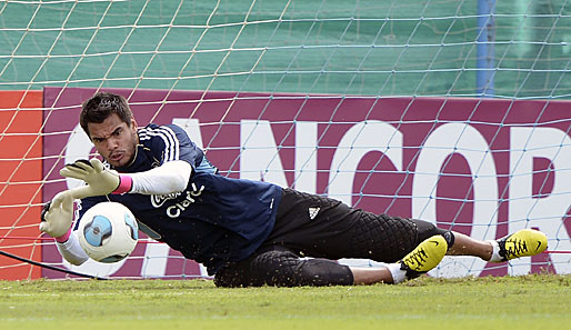 Sergio Romero hütet seit 2007 das Tor der argentinischen Nationalmannschaft