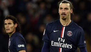 Cavani steht bei PSG oft im Schatten von Ibrahimovic