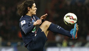 Edisson Cavani trug sich gleich zweifach in die Torschützenliste ein