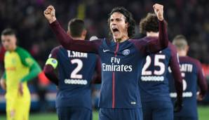 Edinson Cavani führte Paris mit einem Doppelpack zum Sieg