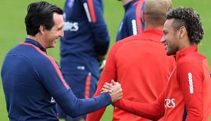 Unai Emery ist Trainer von Neymar bei PSG.