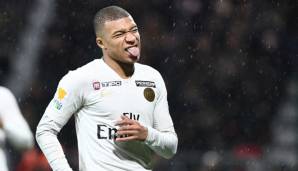 PSG-Star Kylian Mbappe waren die Strapazen der Partie anzusehen.