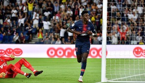 TIMOTHY WEAH: Der Sohn des ehemaligen Weltfußballers George Weah wurde in New York geboren und wechselte 2014 in die Jugendabteilung von PSG - dort schoss er viele Tore und kämpfte sich bis zu den Profis.