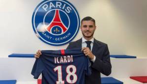 Mauro Icardi wechselt von Inter Mailand zu PSG.