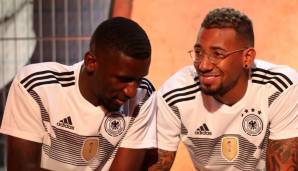 Für Jerome Boateng ist Antonio Rüdiger (l.) derzeit der beste deutsche Abwehrspieler.