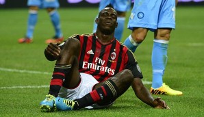 Balotelli zog sich mit der Gelb-Roten Karte nach Spielschuss den Unmut seines Trainers zu