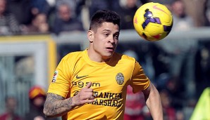 Juan Iturbe erzielte acht Tore für Hellas Verona in der abgelaufenen Spielzeit