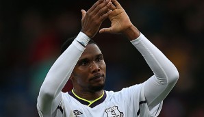 Samuel Eto'o steht beim FC Everton kurz vor dem Abschied