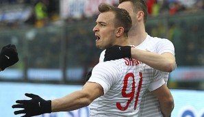 Xherdan Shaqiri traf in der 3. Minute per Elfmeter