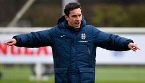 Gary Neville ist Co-Trainer der englischen Nationalmannschaft