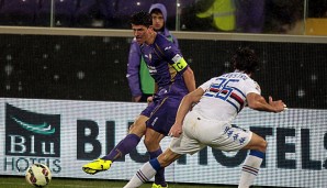 Mario Gomez und der AC Florenz sind im Pokal ausgeschieden