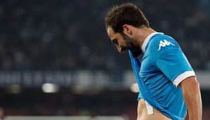 Trotz Doppelpack nicht mehr Erster: Gonzalo Higuain und der SSC Neapel