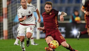 De Rossi (r.) muss nach gerade beendeter Verletzungspause erneut zuschauen