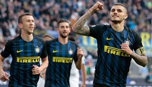 Mauro Icardi erzielte gegen Atalanta einen Hattrick