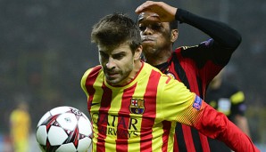 Gerard Pique konnte sich einen kleinen Seitenhieb auf den Erzivalen nicht verkneifen