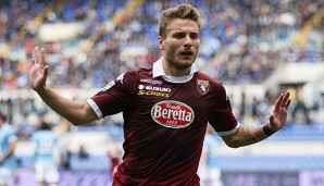 Ciro Immobile erzielte am Samstag gegen Lazio sein 20. Saisontor