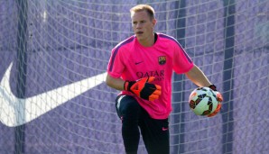 Marc-Andre ter Stegen blieb bei seinem Debüt für Barca ohne Gegentor